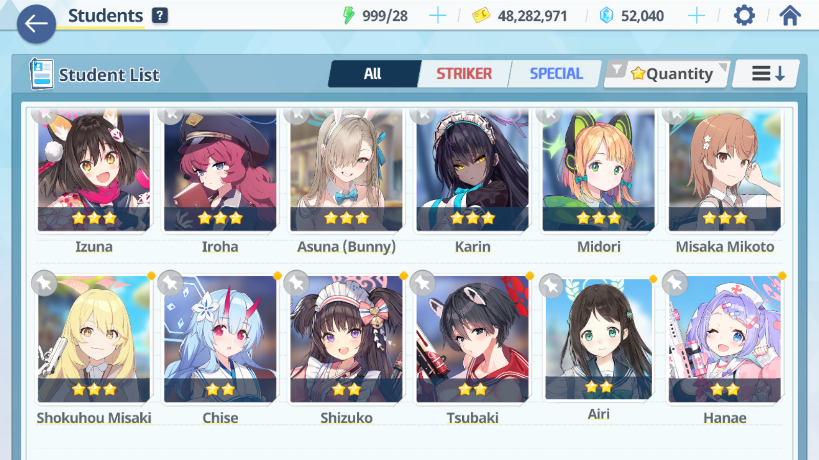 GLOBAL/NA][INSTANT] 7x3* Railgun Mikoto Misaki + 52000 gems Blue Arch –  Mobile Games Starter