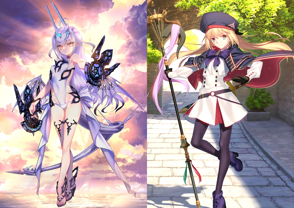[JP] FGO Melusine ruler +Artoria Caster Castoria + 1000SQ summer