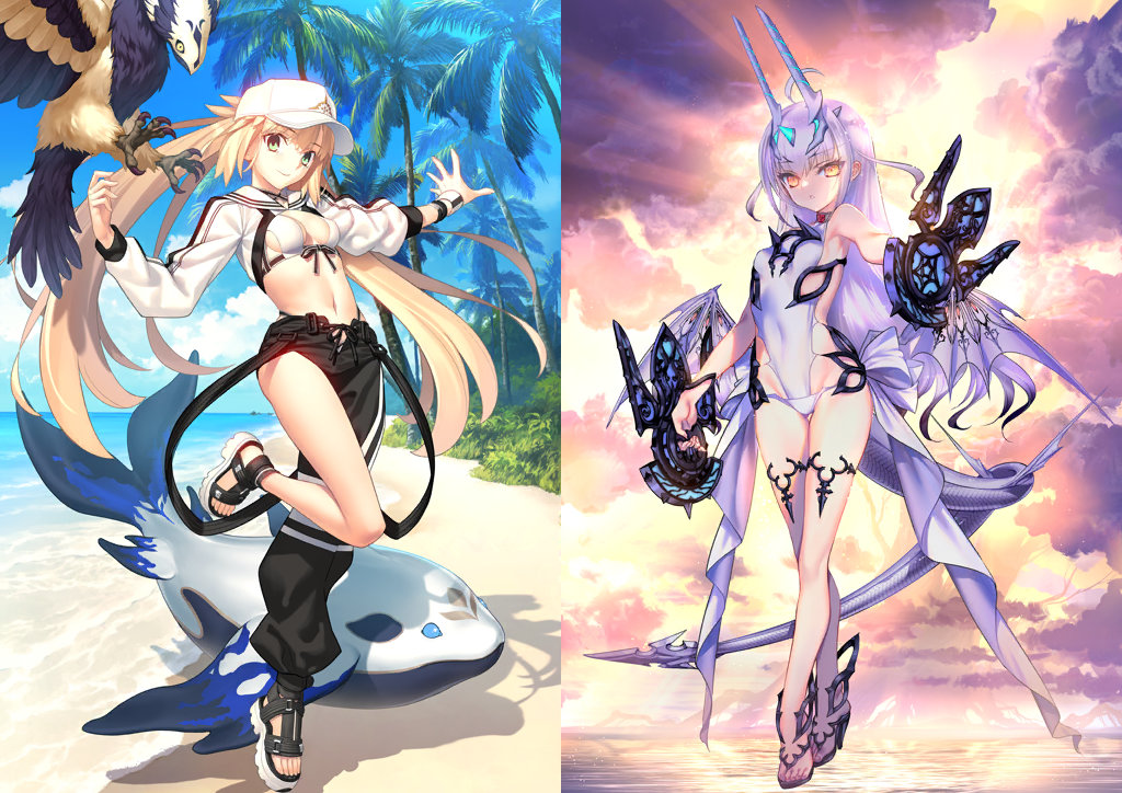 JP] FGO Summer Melusine Castoria + 4000-4200SQ ruler berserker