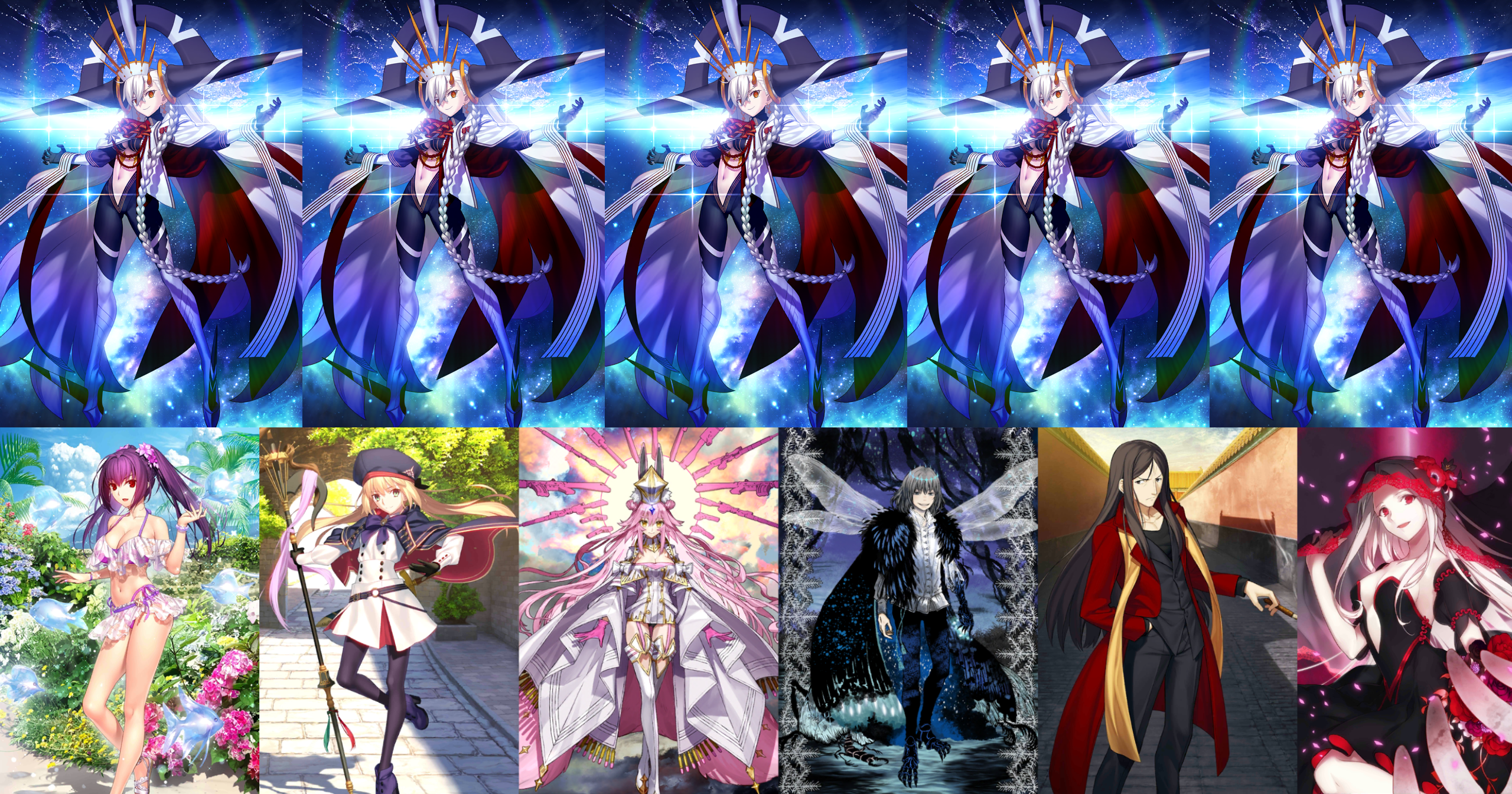 [NA] Fate Grand Order FGO – Compte 11 SSR Avec Castoria, Space Ishtar, Skadi, Dantès, Koyanskaya