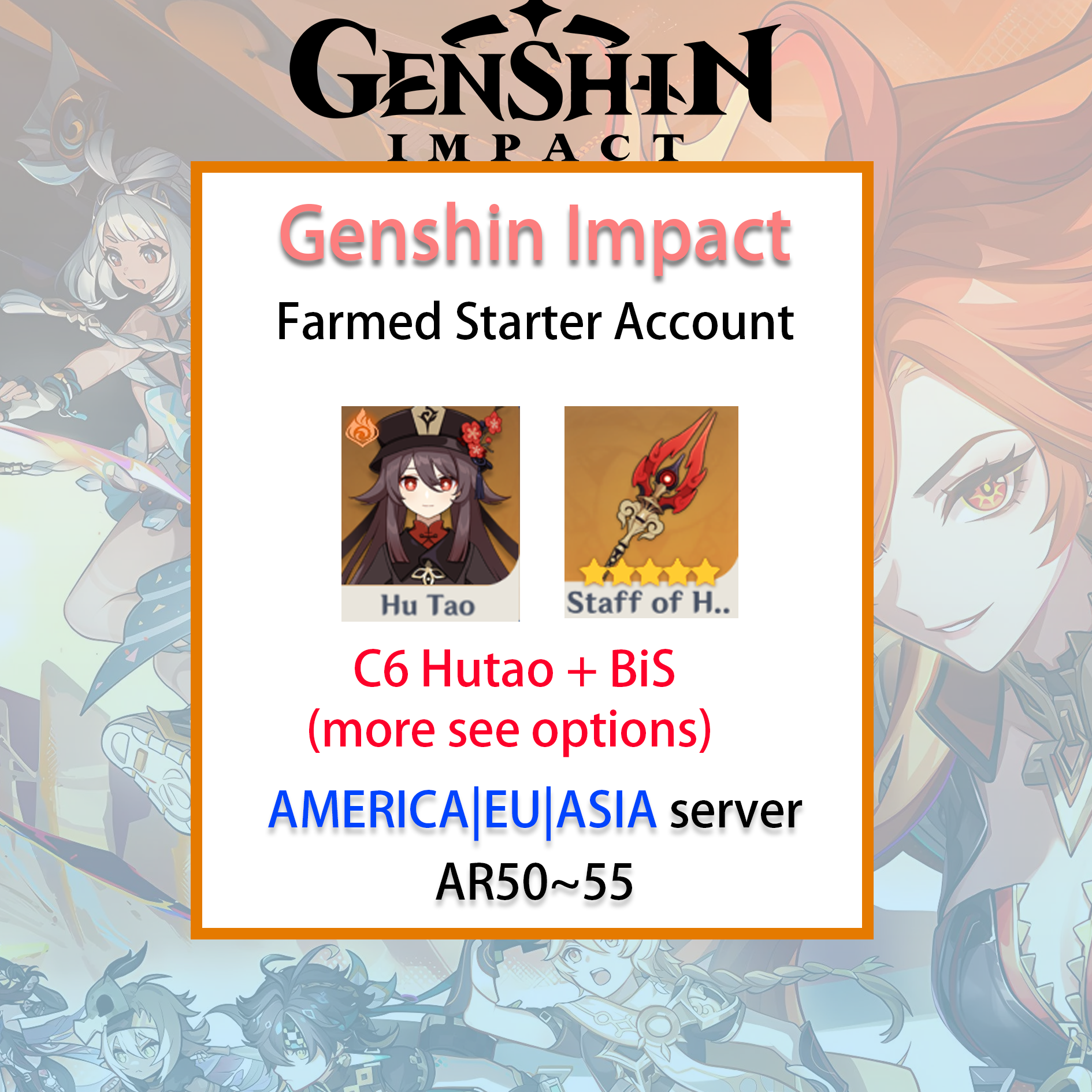 GENSHIN IMPACT ACCOUNT EU AR58 (Low Whale) EUR 180,00 - DE GENSHIN IMPACT ACCOUNT EU AR58 (Low Whale) EUR 180,00 - DE