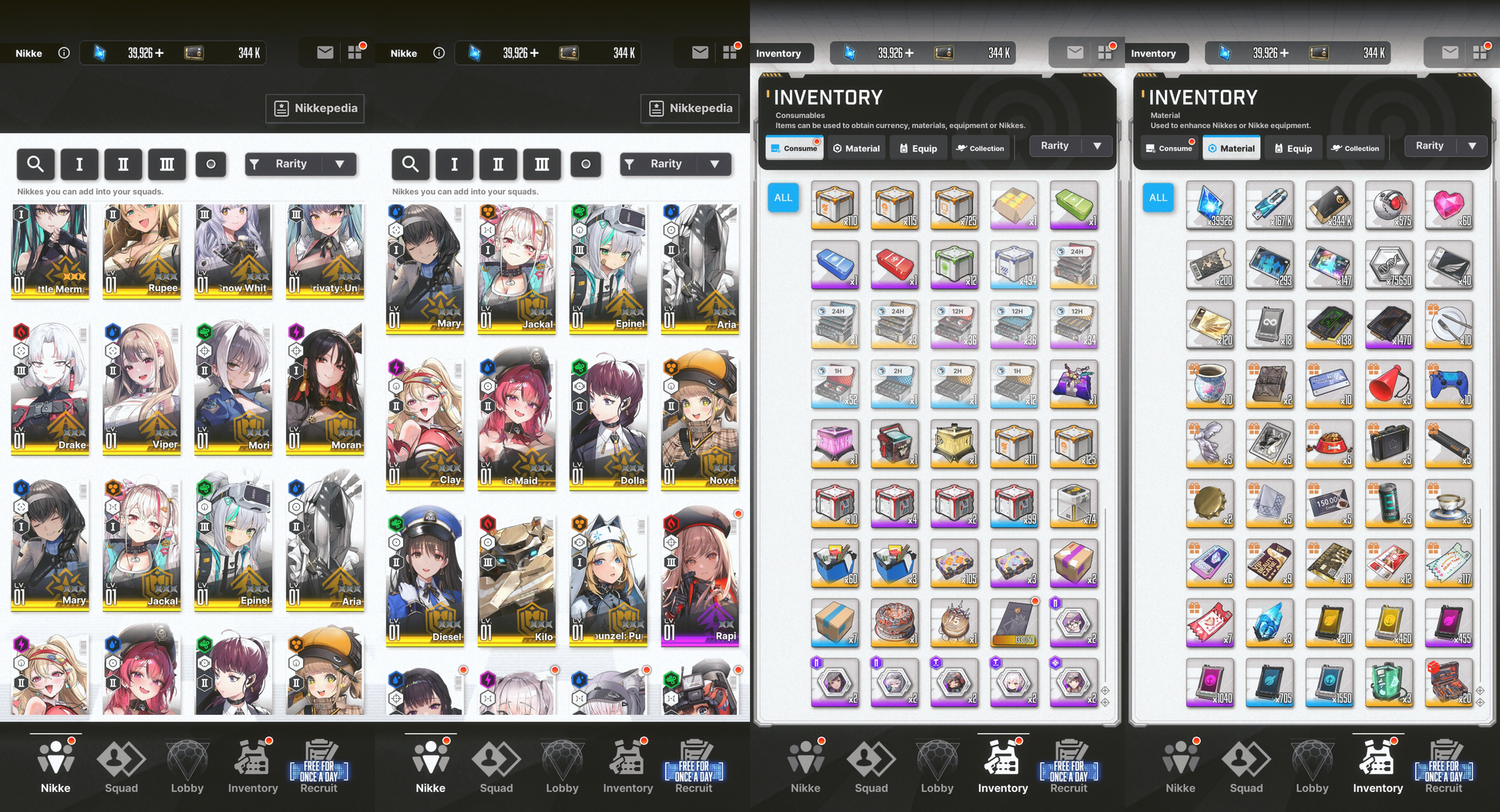 [GLOBAL][INSTANT] MLB 4X Little Mermaid (Siren) | 4X MLB Mihara: Bonding Chain GODDESS OF VICTORY NIKKE starter account (see options)-Mobile Games Starter