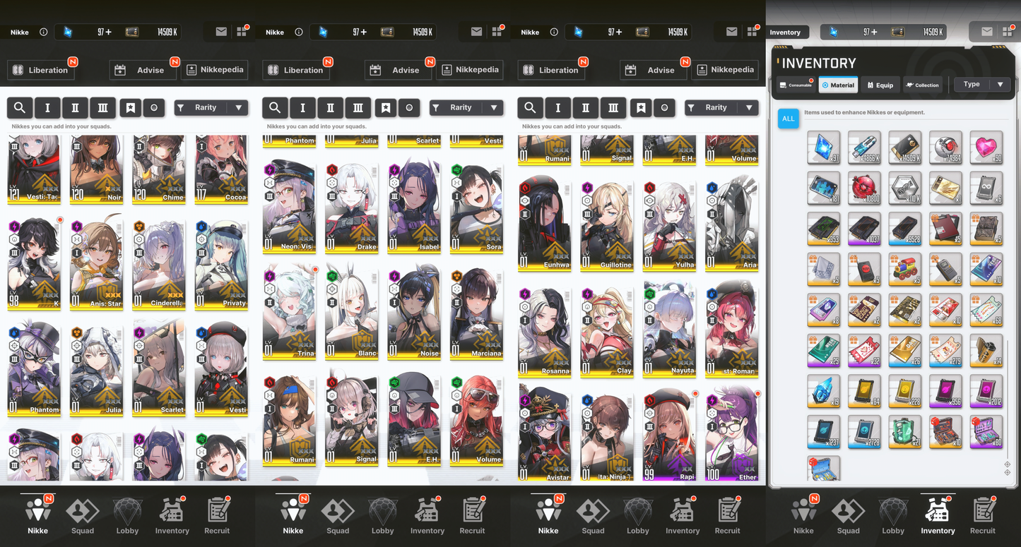 [GLOBAL] [INSTANT] MLB 4X Anis: Star / Cinderella: Crystal Wave + SSRs + 0~50000 Gems | GODDESS OF VICTORY NIKKE starter account Max Limit Break (see options)