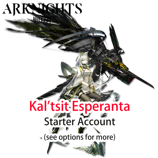 [GLOBAL/EN] Kal'tsit Esperanta Arknights LV1 Limited Kaltsit Starter Account (see options)
