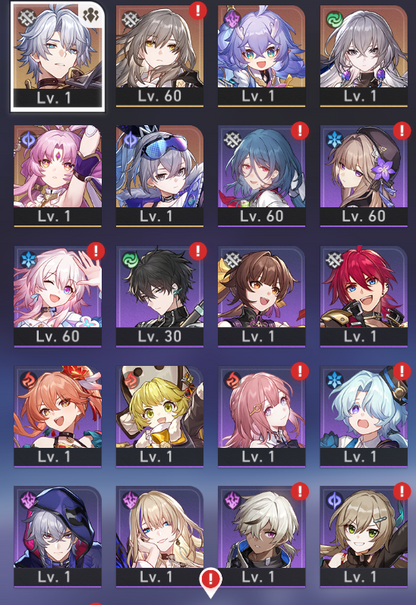 [NA/America] E6 Phainon | Honkai Star Rail Farmed Starter Account