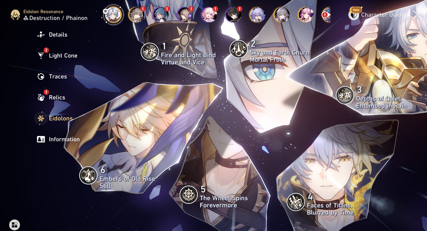 [NA/America] E6 Phainon | Honkai Star Rail Farmed Starter Account