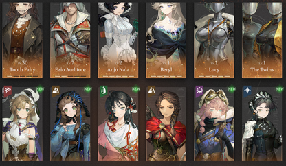 [GLOBAL] [INSTANT] All 11 Limited | Triple P5 Beryl P5 Lucy P5 Anjo Nala P2 Ezio + Rhiannon Twins etc + 141 Unilogs | Reverse: 1999 Portrait 5 Starter Account-Mobile Games Starter