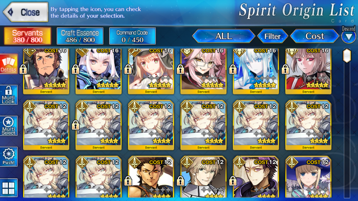 [NA] FGO Morgan Tam Lin Lancelot Melusine + 5Gawain 4Tristan + Koyanskaya Altria Caster+ 2-3x5* Fate Grand Order starter account
