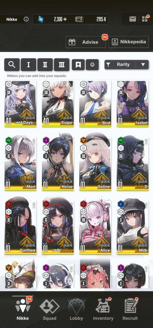 [NA] [INSTANT] NIKKE 17SSR Takina GODDESS OF VICTORY Lycoris starter account-Mobile Games Starter