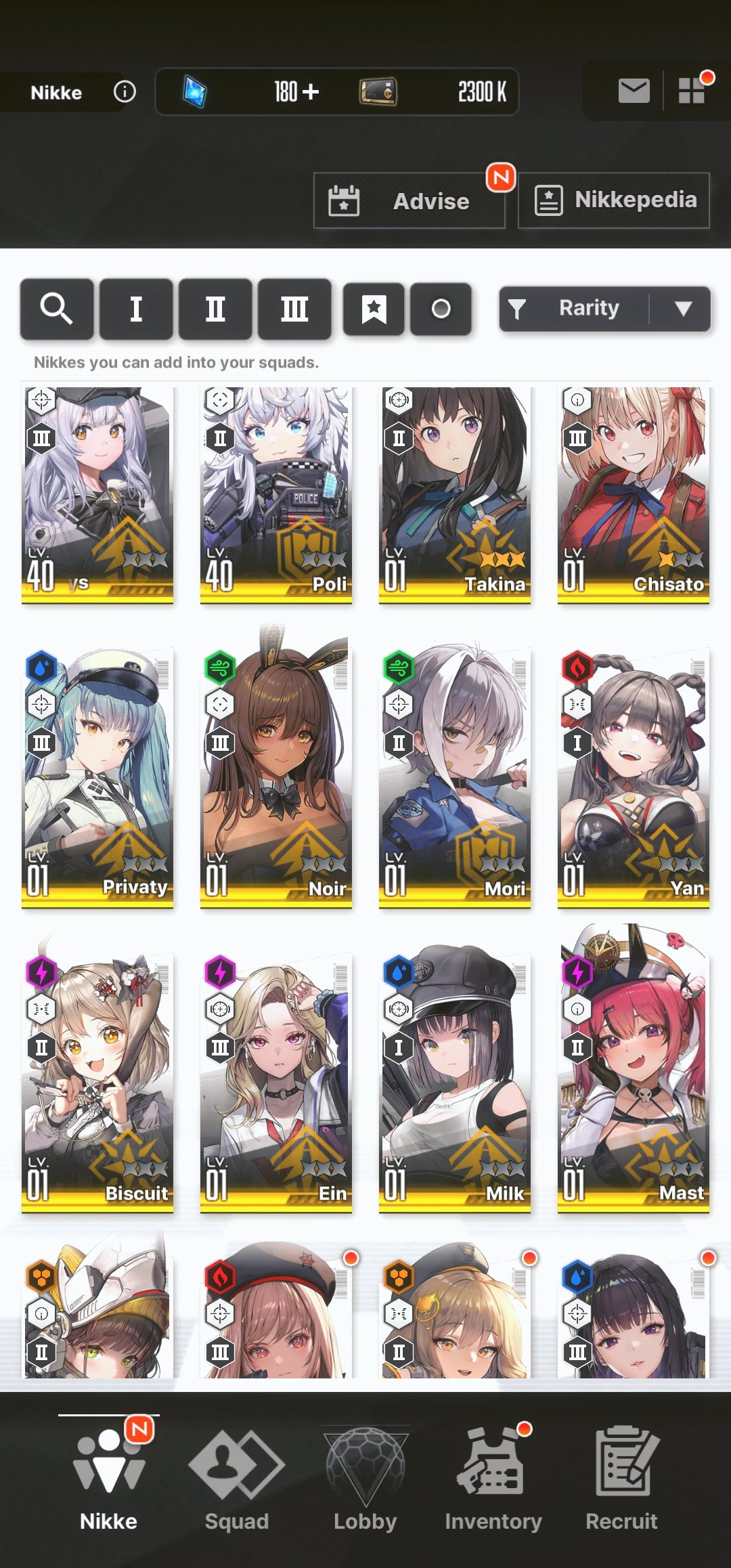 [NA] [INSTANT] NIKKE 13SSR MLB 4X Takina+2 Chisato GODDESS OF VICTORY Lycoris starter account-Mobile Games Starter