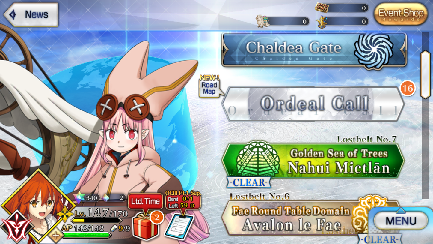 [NA] [INSTANT] FGO 32 x 5* + 340SQ Fate Grand Order endgame account