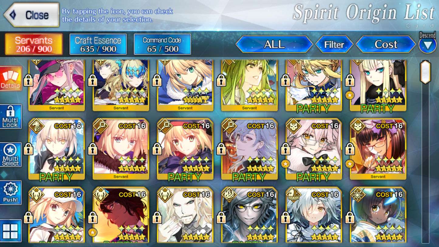 [NA] [INSTANT] FGO 21 (28) x 5* NP3 Space Ereshkigal Fate Grand Order endgame account