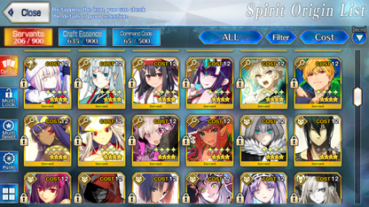 [NA] [INSTANT] FGO 21 (28) x 5* NP3 Space Ereshkigal Fate Grand Order endgame account