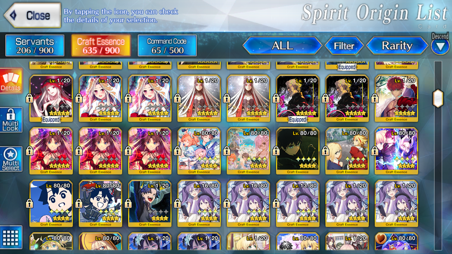 [NA] [INSTANT] FGO 21 (28) x 5* NP3 Space Ereshkigal Fate Grand Order endgame account