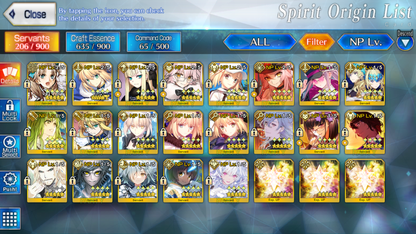 [NA] [INSTANT] FGO 21 (28) x 5* NP3 Space Ereshkigal Fate Grand Order endgame account