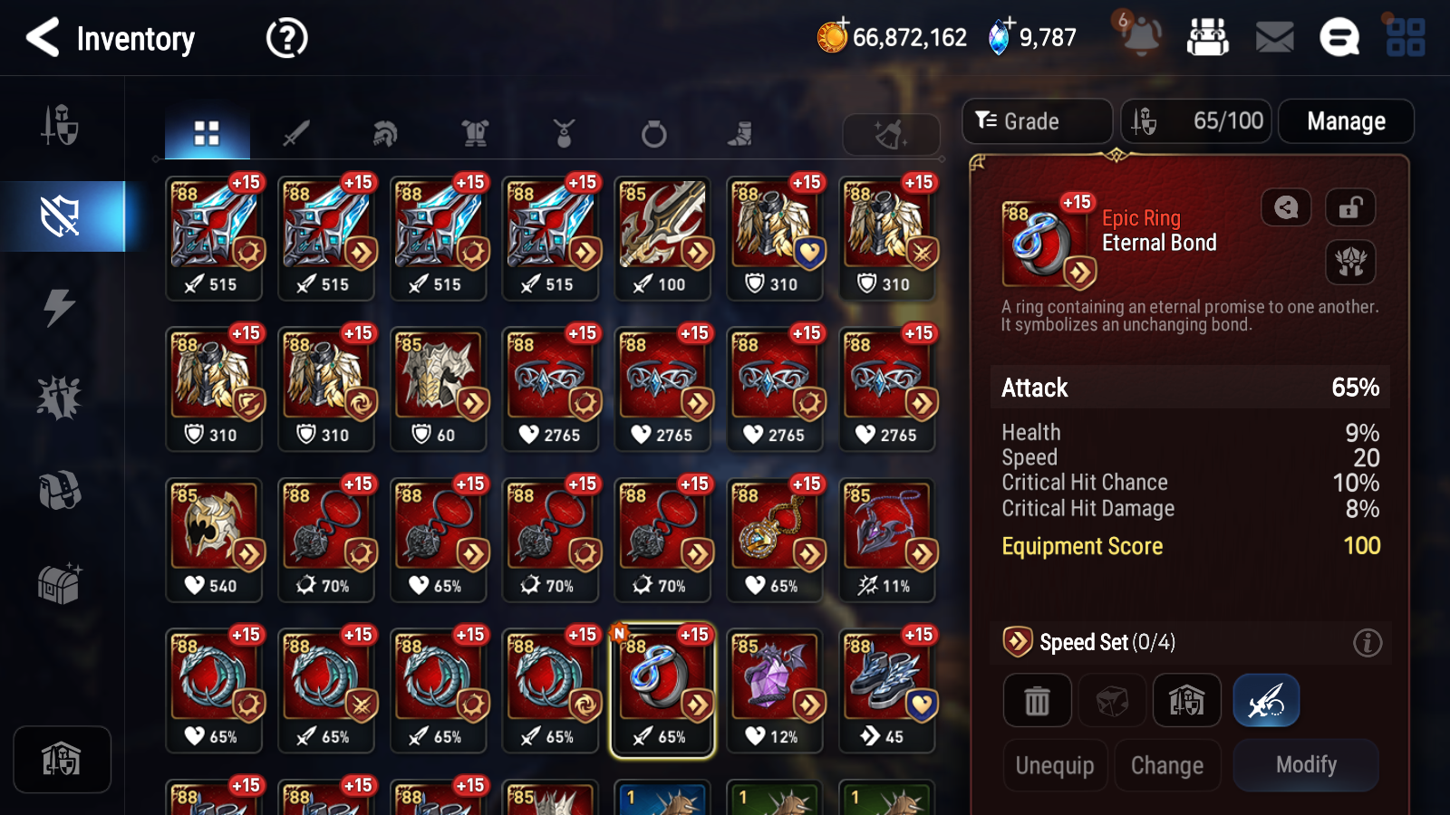 [GLOBAL] [INSTANT] Epic 7 Seven 5ML 1LIM Empyrean Ilynav Abyssal Yufine Faithless Lidica Requiem Roana Charles Summer Fumyr + 78ML pulls 9k skystones mystics+2x 20 Speed + 4 Sets Gear + Luna Skin + Name Starter Account-Mobile Games Starter