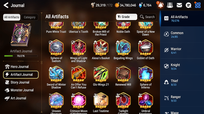 [GLOBAL] [INSTANT] Epic 7 Seven 4ML Lisette Empyrean Ilynav Conqueror Lilias Angel + 63ML pulls +2x 20 Speed + Luna Skin + Name Starter Account-Mobile Games Starter