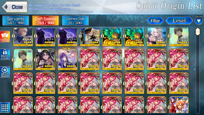[NA] FGO double NP5 Morgan NP5 Tam Lin Lancelot Melusine + Koyanskaya Oberon BG Fate Grand Order endgame account