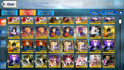 [NA] FGO double NP5 Morgan NP5 Tam Lin Lancelot Melusine + Koyanskaya Oberon BG Fate Grand Order endgame account