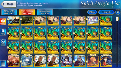 [NA] FGO double NP5 Morgan NP5 Aesc the Savior + Koyanskaya Oberon +400SQ Fate Grand Order starter account