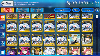 [NA] FGO double NP5 Ciel NP5 Morgan + Lancelot Altria Caster Koyanskaya Oberon 5Xufu 5Dobrynya + 800-1000SQ Fate Grand Order starter account