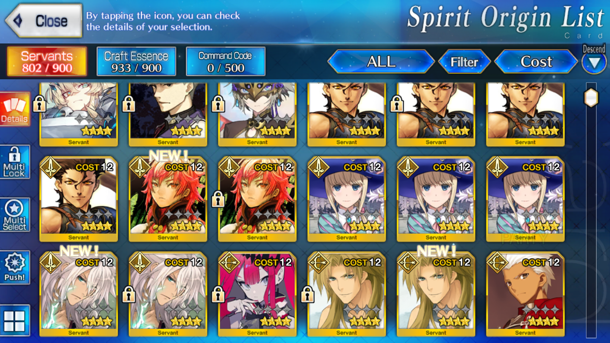 [NA] FGO double NP5 Morgan NP5 Tam Lin Lancelot Melusine + Altria Caster Koyanskaya Oberon + 3BG + 400SQ + 4x5* Fate Grand Order starter account