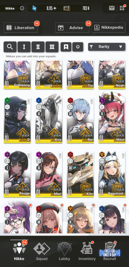[GLOBAL] [INSTANT] NIKKE 20SSR 3Collab MLB 4 Cinderella+Skin+Asuka+Rei+Mari+Skin++Grave+Tia++ GODDESS OF VICTORY starter account Evangelion-Mobile Games Starter