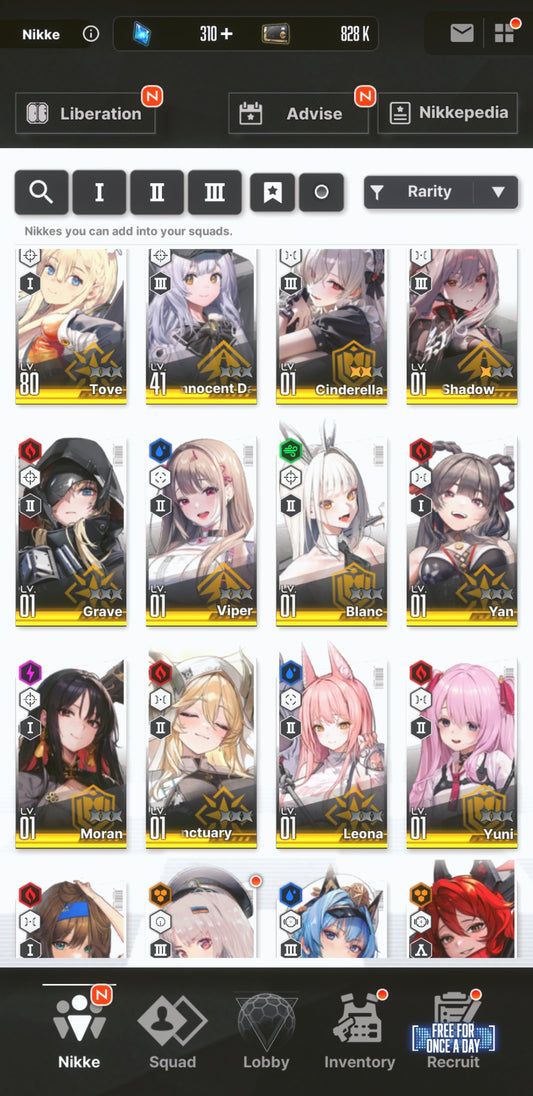[NA] [INSTANT] NIKKE 24SSR Red Hood+Scarlet Black Shadow+Cinderella+Skin+Grave+Blanc++ GODDESS OF VICTORY starter account-Mobile Games Starter