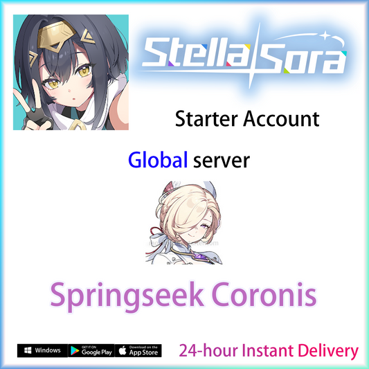 [GLOBAL][INSTANT] Springseek Coronis + Signature Disc | Stella Sora Starter Account (see options)-Mobile Games Starter