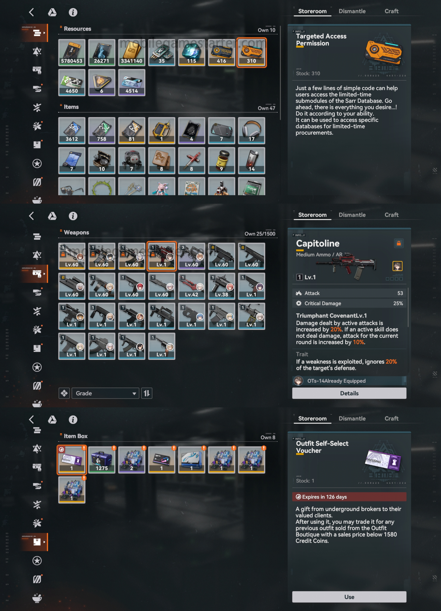 [NA/EN][INSTANT] V6 OTs-14 V6 Voymastina V6 Klukai + 3 Weapons + Springfield + 650-1000 Access pulls | GIRLS' FRONTLINE 2: EXILIUM Darkwinter America Starter Account-Mobile Games Starter