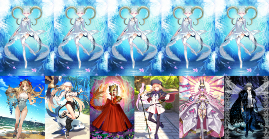 [NA] FGO NP5 Tiamat +Space Ereshkigal Altria Caster Berserker Draco +Altria Caster Koyanskaya Oberon +400-500SQ Fate Grand Order endgame account