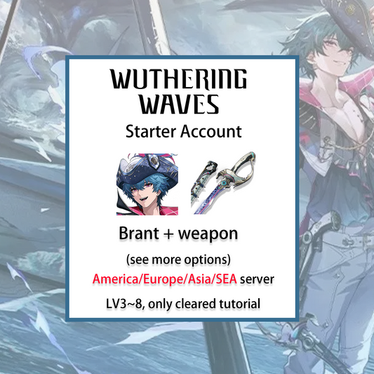 [ALL SERVER][INSTANT] Brant + Signature Weapon | Wuthering Waves Starter Account America/Europe/Asia/HMT/Sea (see options)-Mobile Games Starter