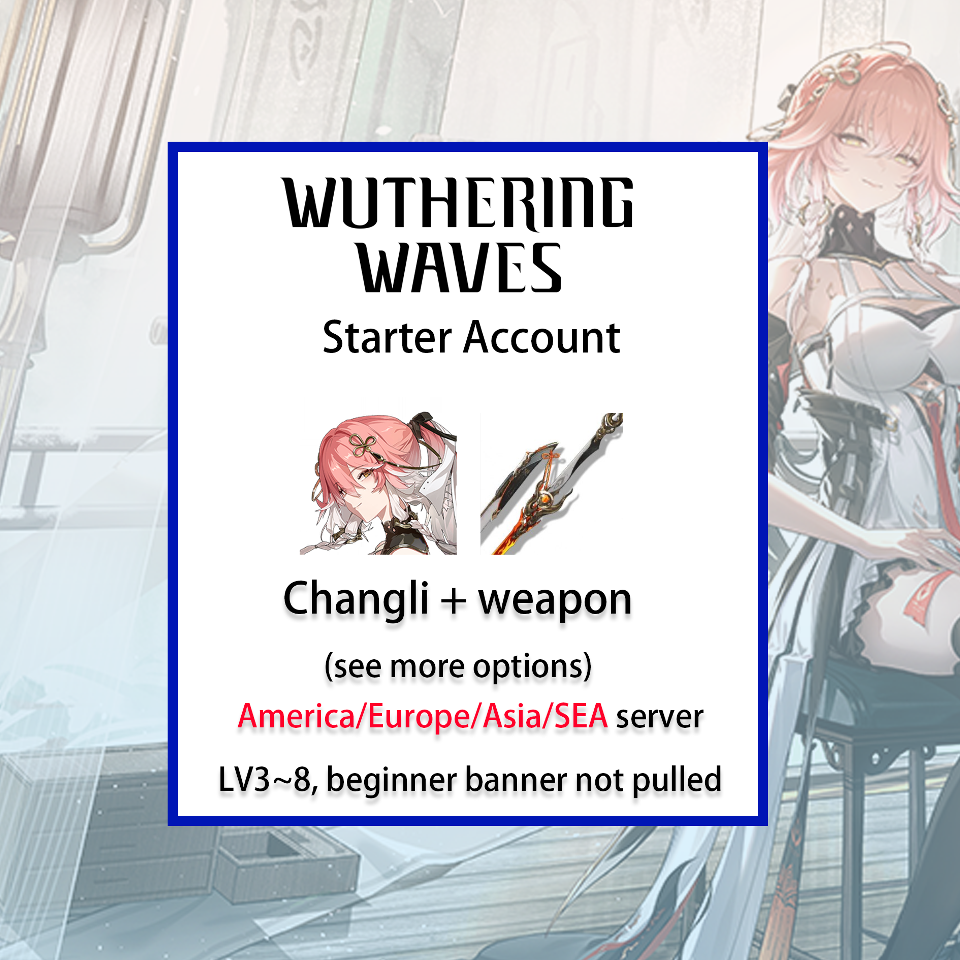[ALL SERVER] Changli + signature weapon | Wuthering Waves Starter ...