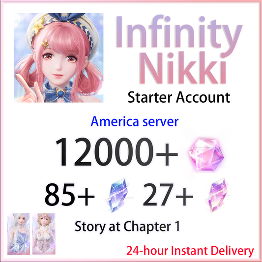 [AMERICA] [INSTANT] 12000+ Diamonds | Infinity Nikki NA Starter Account (see options)-Mobile Games Starter