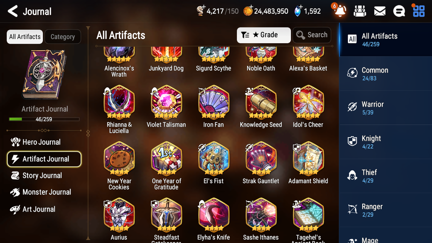[ASIA] Epic 7 Seven 1ML 3LIM Apocalypse Ravi Luna Diene Cerise + ML Mystics Pulls + 20 Speed Aged Starter Account-Mobile Games Starter