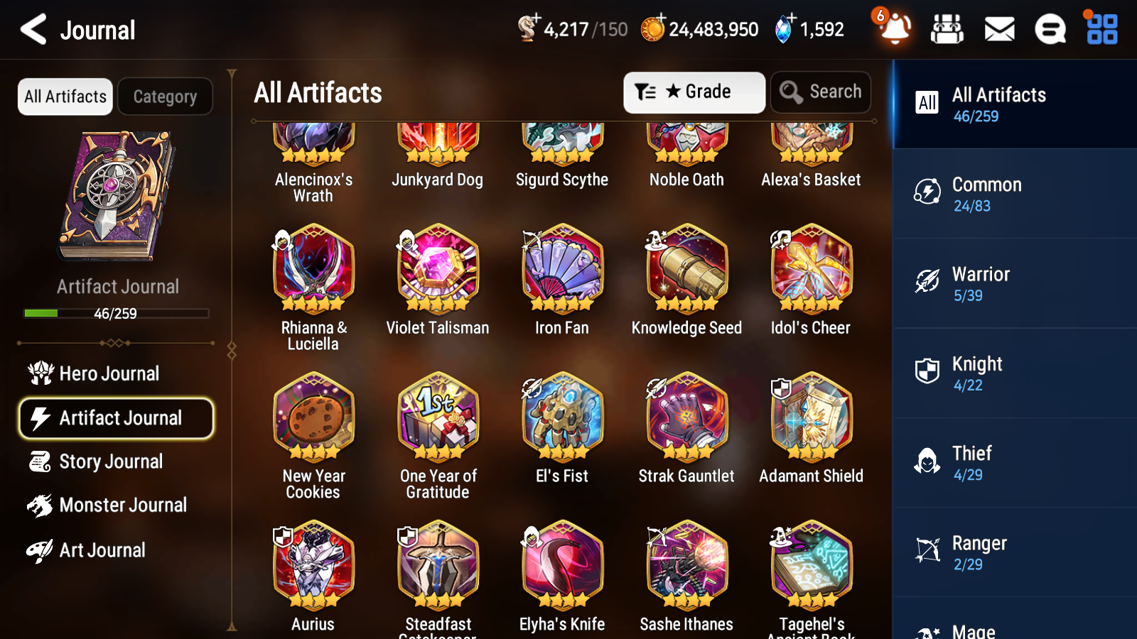 [ASIA] Epic 7 Seven 1ML 3LIM Apocalypse Ravi Luna Diene Cerise + ML Mystics Pulls + 20 Speed Aged Starter Account-Mobile Games Starter