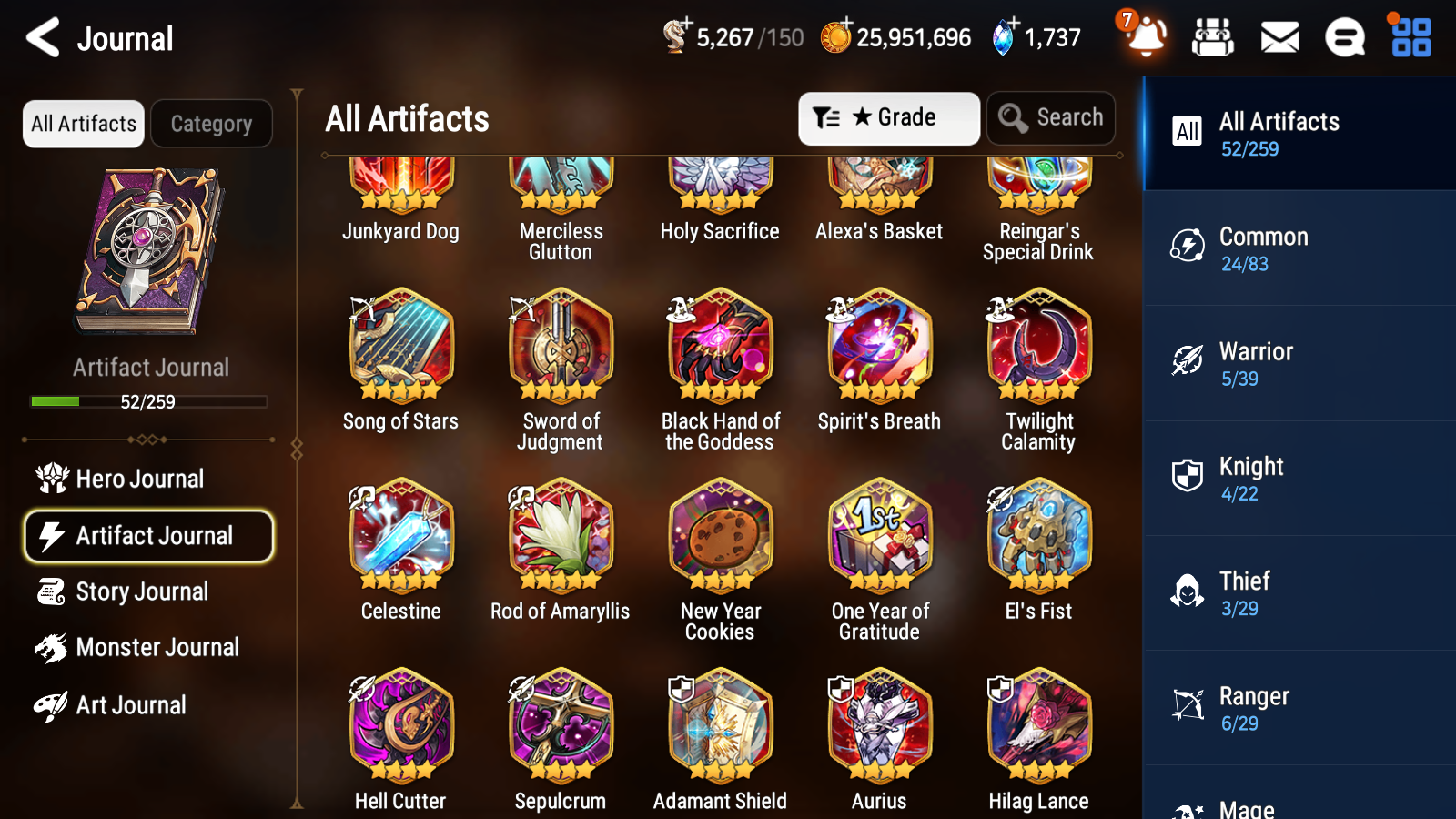 [ASIA] Epic 7 Seven 1ML 4LIM Navy Captain Landy Luna Dizzy Diene Cerise + ML Mystics Pulls + 20 Speed Aged Starter Account-Mobile Games Starter