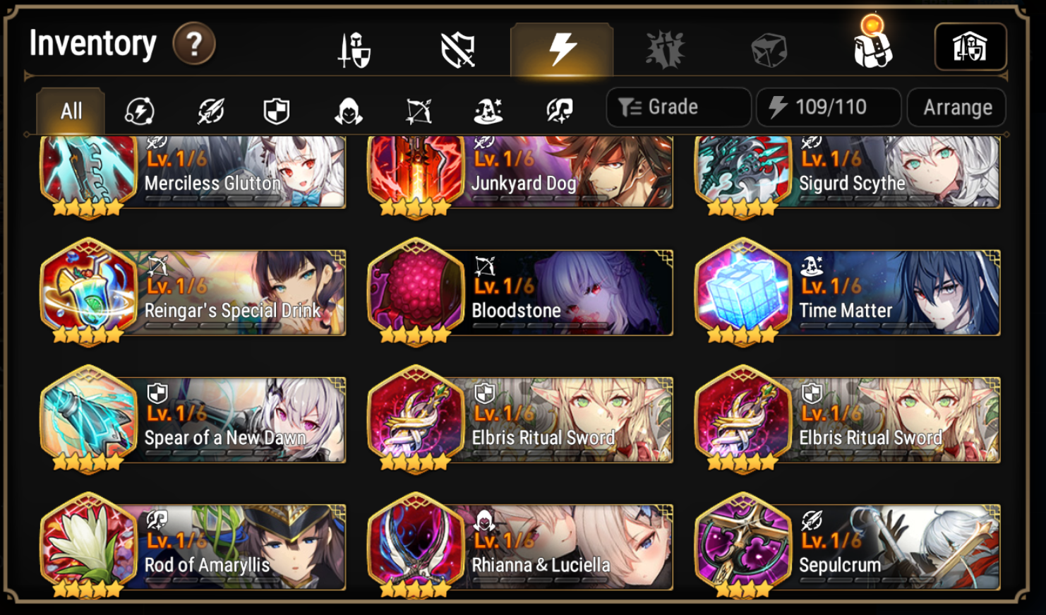[ASIA] Epic 7 Seven Luna Dizzy Diene Cerise Sigret + ML Mystics Pulls Aged Starter Account-Mobile Games Starter