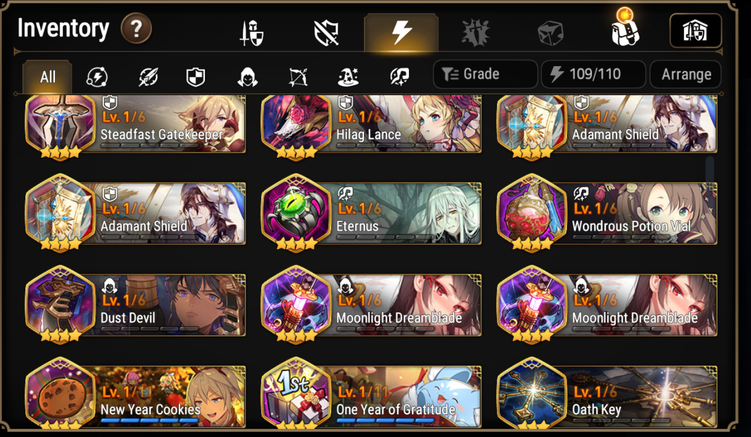 [ASIA] Epic 7 Seven Luna Dizzy Diene Cerise Sigret + ML Mystics Pulls Aged Starter Account-Mobile Games Starter