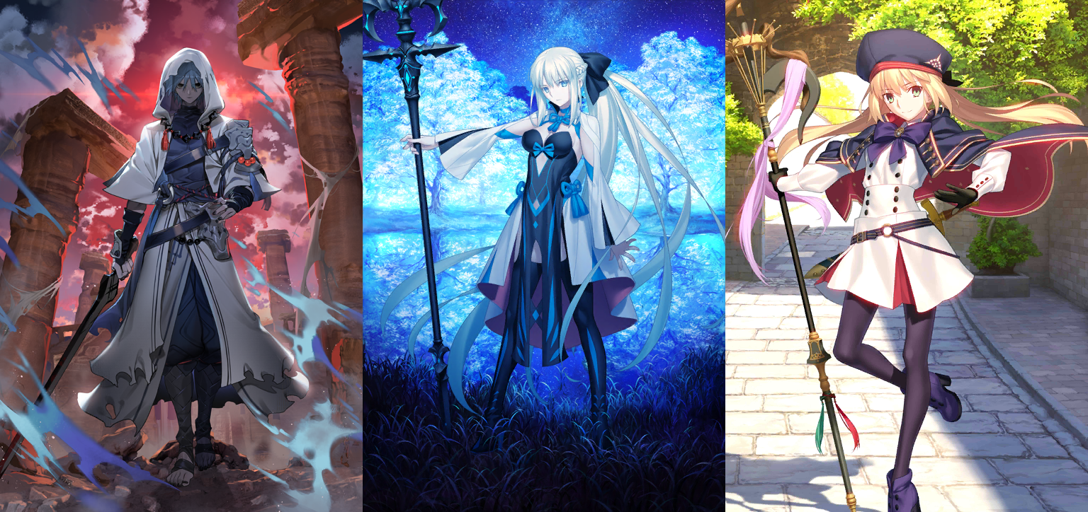 [JP] Hassan-i-Sabbah (Azrael) Morgan Artoria Caster Castoria + 1500-2000SQ FGO Fate Grand Order starter account-Mobile Games Starter
