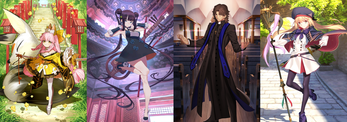 [JP] [INSTANT] FGO Tamamo Aria + Yang Guifei Rasputin Artoria Caster Fate Grand Order starter account-Mobile Games Starter