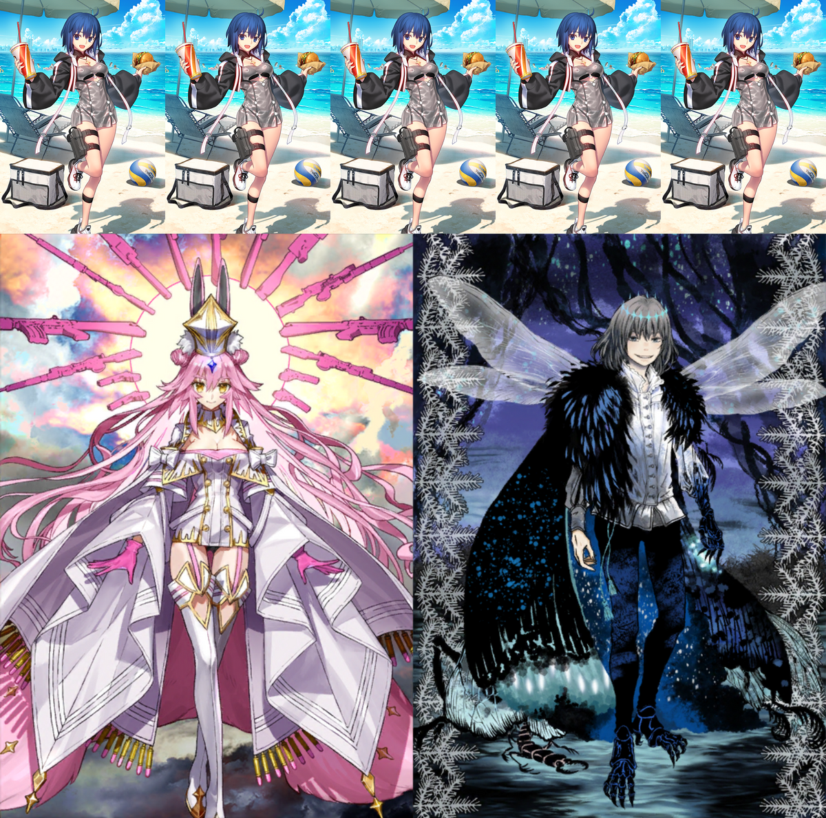 [NA] FGO NP5 Ciel + Altria Caster Koyanskaya Oberon + 0-4000SQ Fate Grand Order starter account (see options)-Mobile Games Starter