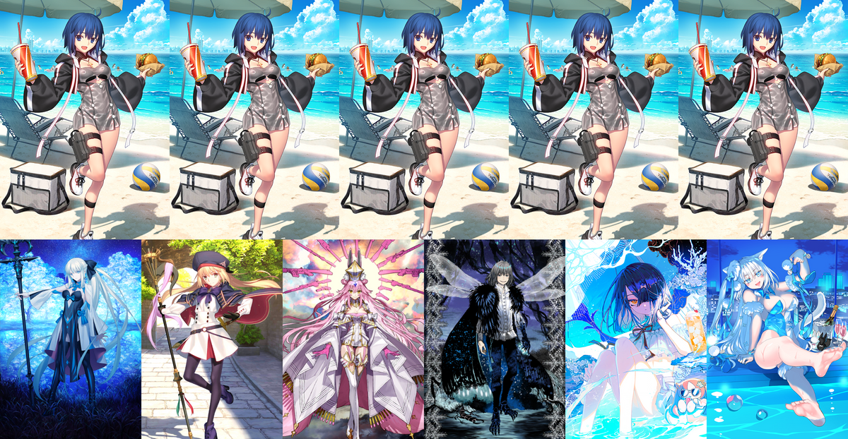 [NA] FGO NP5 Ciel + Altria Caster Koyanskaya Oberon + 0-4000SQ Fate Grand Order starter account (see options)-Mobile Games Starter