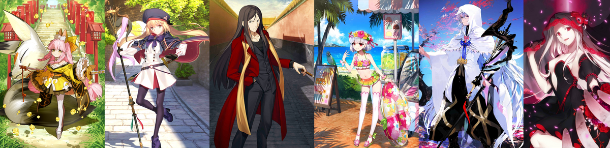 [JP] [INSTANT] FGO Tamamo Aria + Castoria Merlin Kama BG + 3000-3500SQ Fate Grand Order endgame quartz account