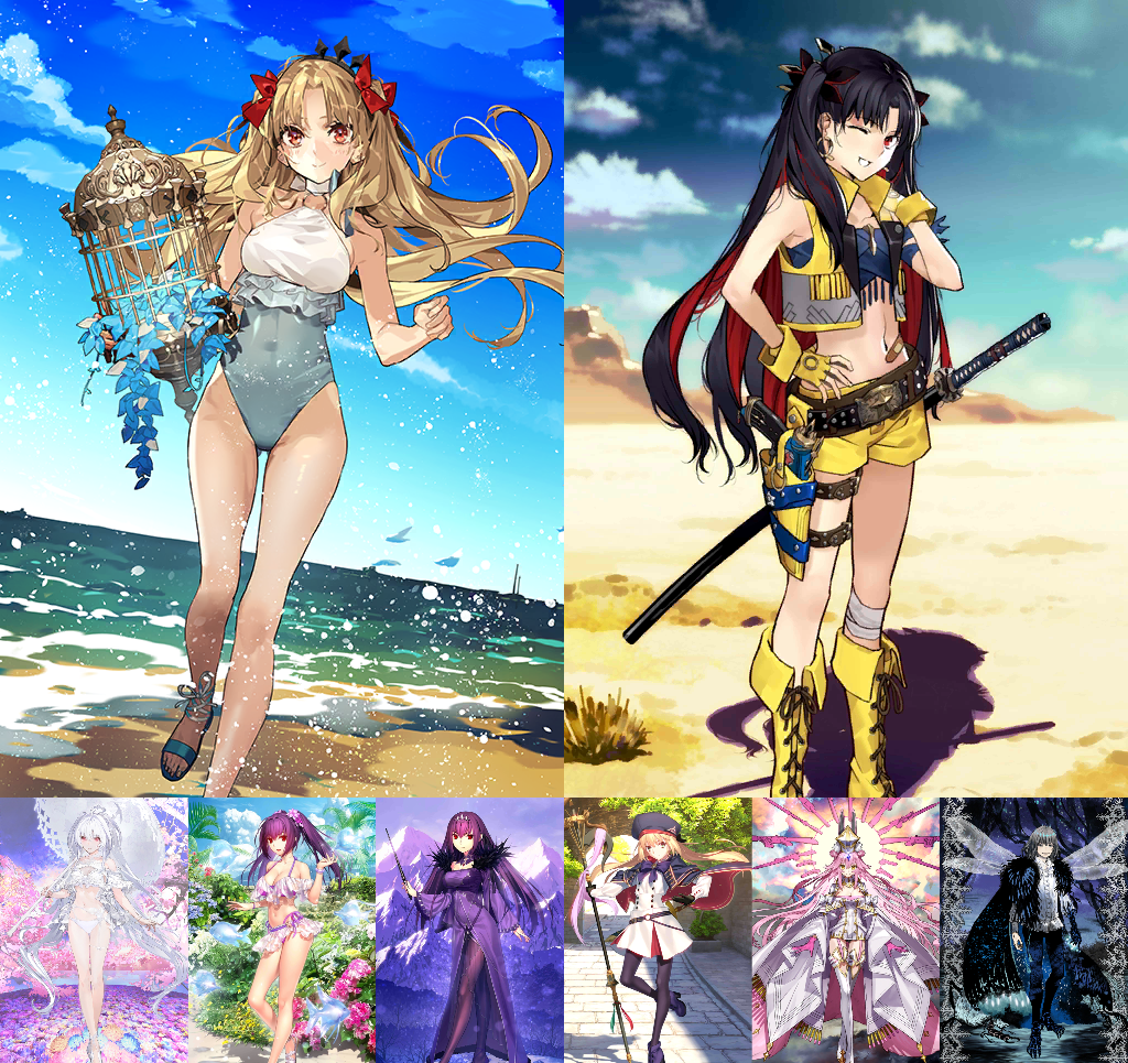 [NA] FGO Space Ereshkigal + Space Ishtar + 1700SQ + Lady Avalon double Skadi ruler Altria Caster Koyanskaya Oberon Fate Grand Order endgame LB6 account-Mobile Games Starter