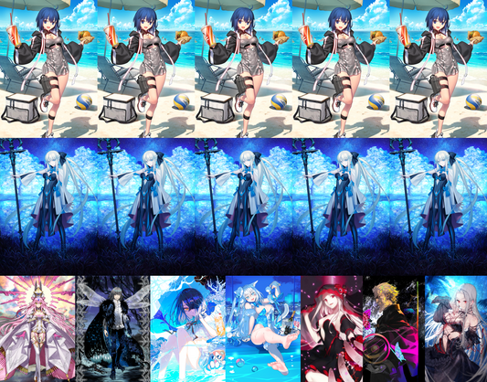 [NA][INSTANT] FGO double NP5 Ciel NP5 Morgan + Koyanskaya Oberon + 3BG Fate Grand Order endgame account-Mobile Games Starter