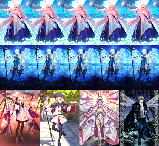 [NA] FGO double NP5 Arcueid NP5 Morgan + Aesc the Savior + Altria Caster Koyanskaya Oberon Fate Grand Order endgame account