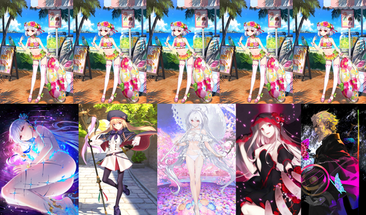 [NA] [INSTANT] FGO NP5 Kama avenger + Altria Caster Lady Avalon BG Kscope + 5~6x5* Fate Grand Order endgame account