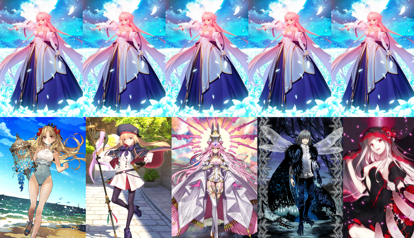 [NA][INSTANT] FGO NP5 Arcueid + Space Ereshkigal Altria Caster Koyanskaya Oberon + 1800-2000SQ Fate Grand Order Archetype: Earth endgame LB6 account (see options)