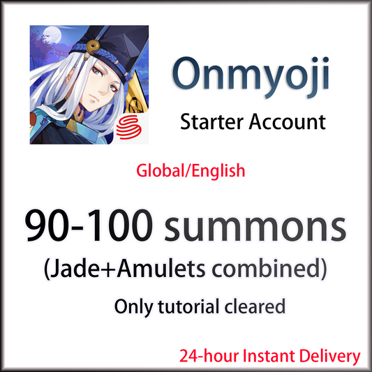 [EN] 90-100 summons | Onmyoji Global English Starter Account-Mobile Games Starter